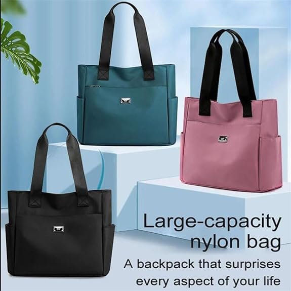 Tote Canvas Shoulder Spacious Bag For Women