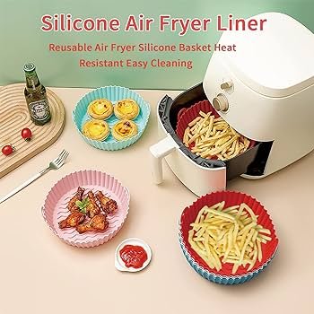 SILICONE AIR FRYER LINER (PACK OF 2)